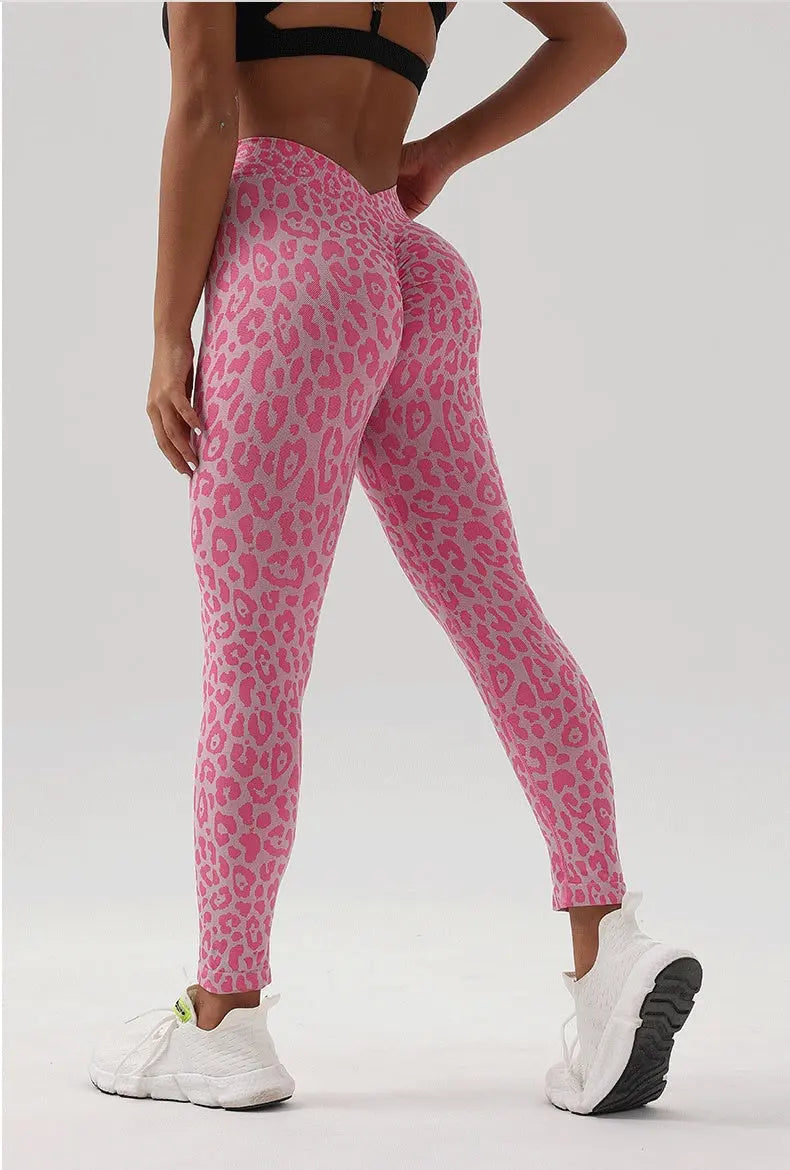WildFit Leopard Yoga Leggings - Sculptify™ 
