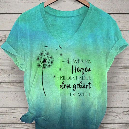Women's V-neck Short-sleeved T-shirt  Short sleeve t-shirts Sculptify™