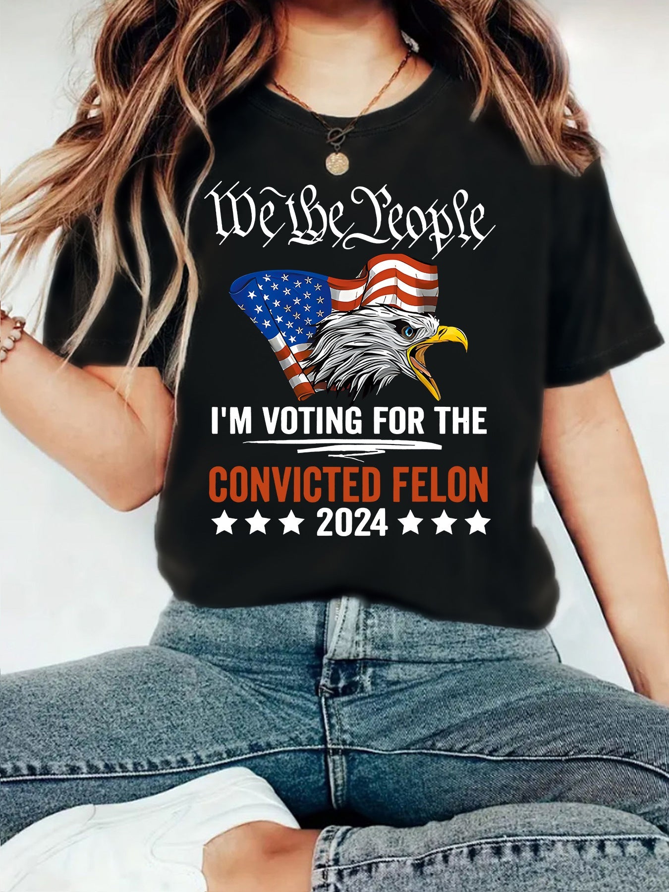 Printed Crew-neck Loose-fit Short-sleeve Plus-size T-shirt  Short sleeve t-shirts Sculptify™