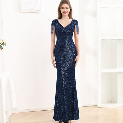 Sequined Slim Fit Slimming Long Dress Women - Sculptify™