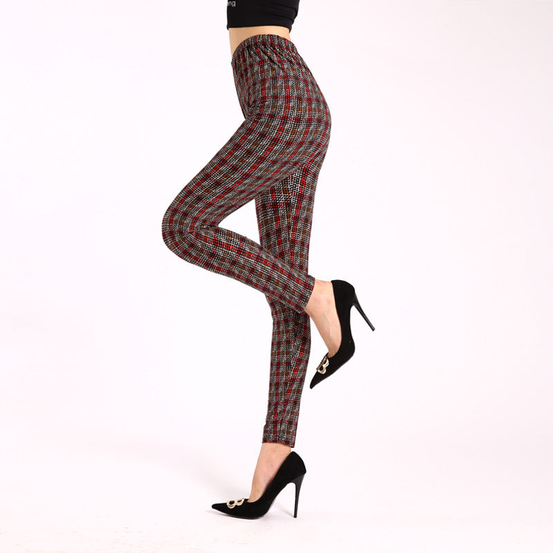 Autumn Bloom High-Waist Leggings