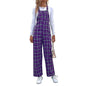 Plaid Spaghetti Straps Casual Jumpsuit Women's Clothing - Sculptify™