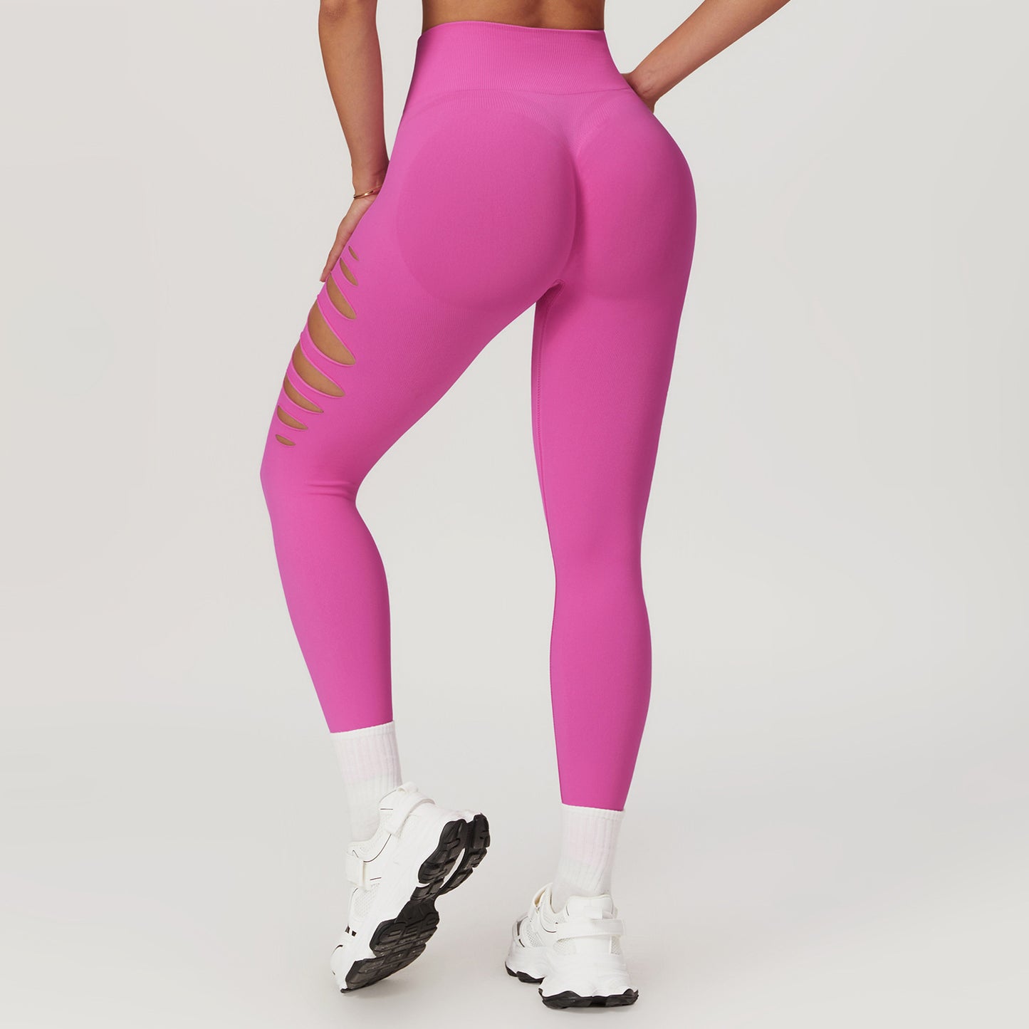 EuroChic Peach Hip Leggings
