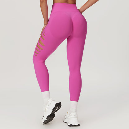 EuroChic Peach Hip Leggings