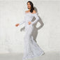 Off-the-shoulder Fishtail Party Formal Dress - Sculptify™