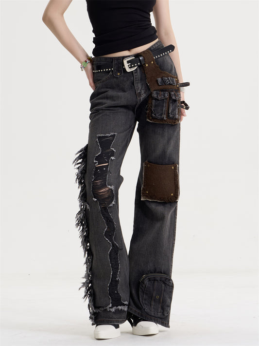 Americana Stitch & Tassel Jeans