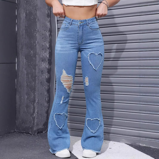 Heartbreak High-Rise Flare Jeans
