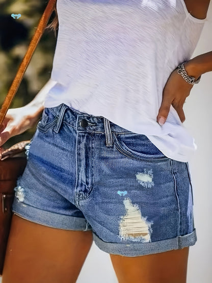 Flattering Plus Size Fold-Over Shorts