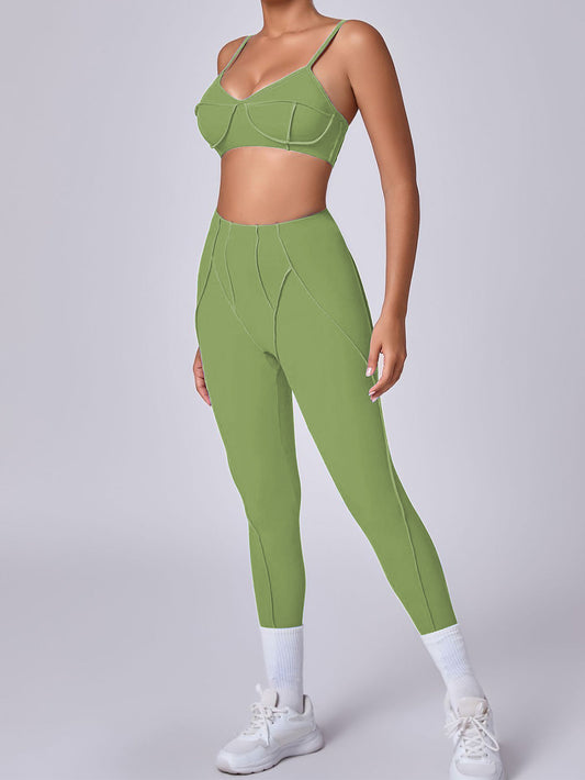 Outer Curve Seam Yoga Leggings