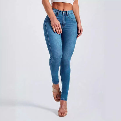 Stretch Luxe Hip-Hugging Jeans