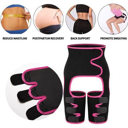 Sweat High Waist Thigh Trimmer Butt Lifter Shapewear Belt 3 In 1 Adjustable Belt  Shapewear Sculptify™
