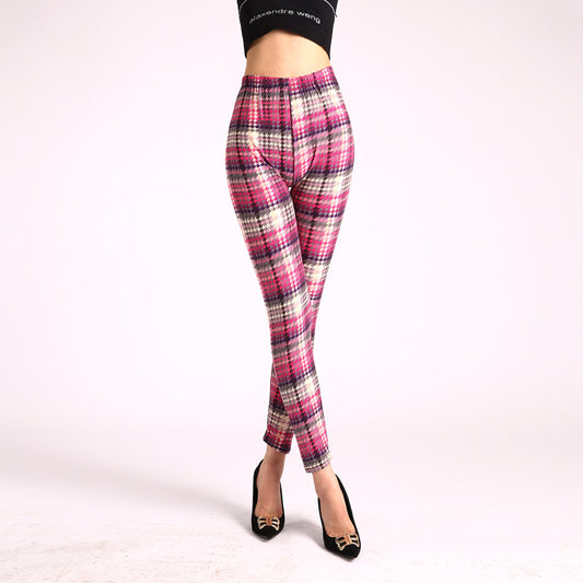 Autumn Bloom High-Waist Leggings