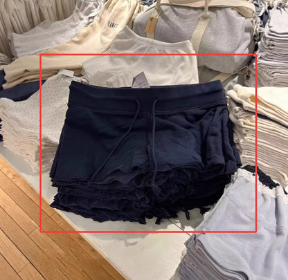 Slim Fit Women’s Casual Frayed Shorts