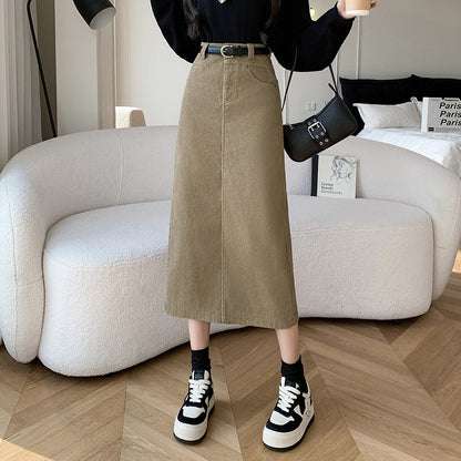 Vintage Style A-Line Sheath Skirt