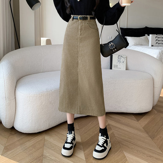 Vintage Style A-Line Sheath Skirt