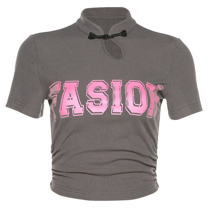 New Slim-fit Crew-neck Short-sleeve T-shirt That Shows Off Your Midriff  Short sleeve t-shirts Sculptify™