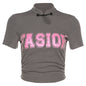 New Slim-fit Crew-neck Short-sleeve T-shirt That Shows Off Your Midriff  Short sleeve t-shirts Sculptify™
