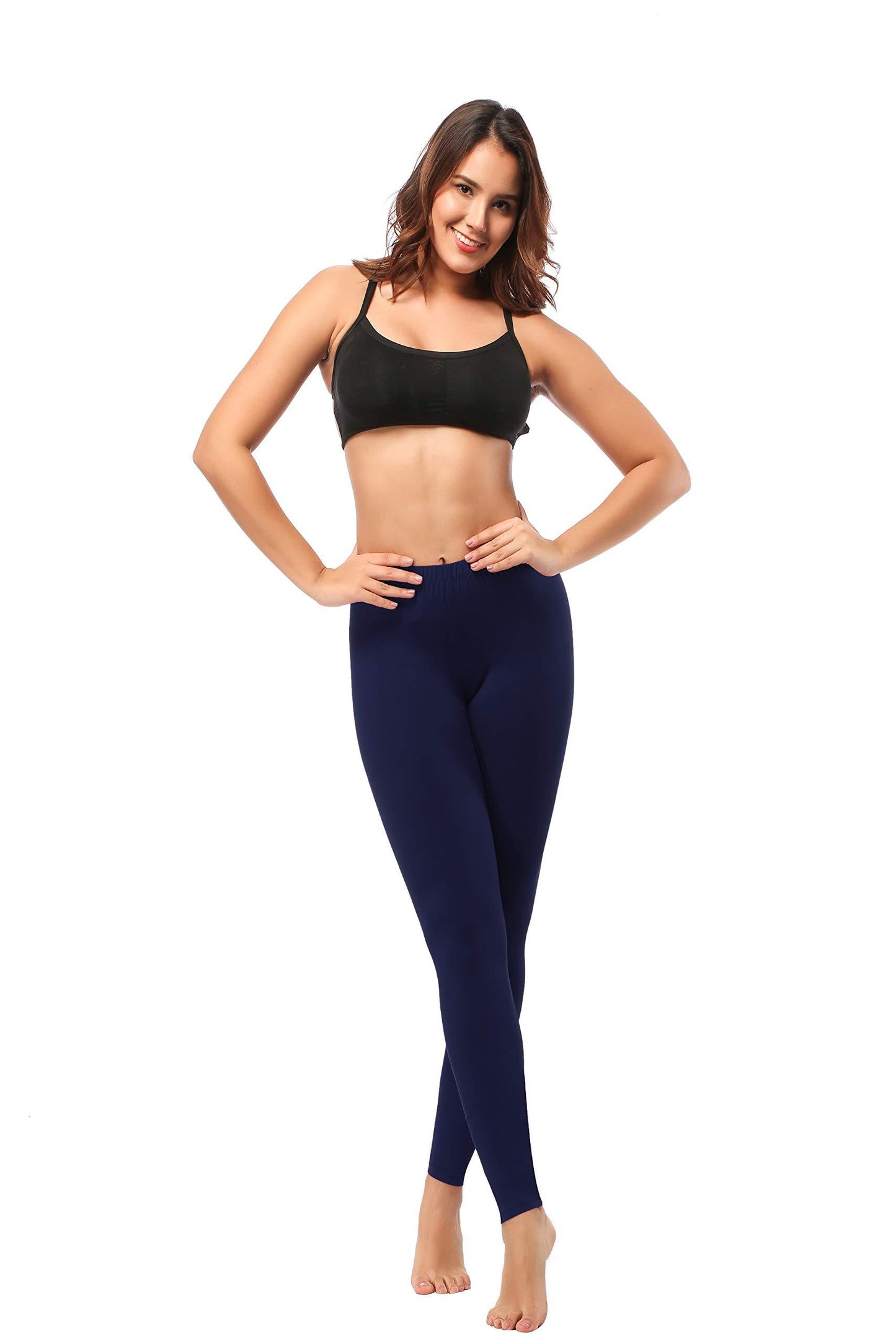 Low-Rise Cropped Stretch Leggings
