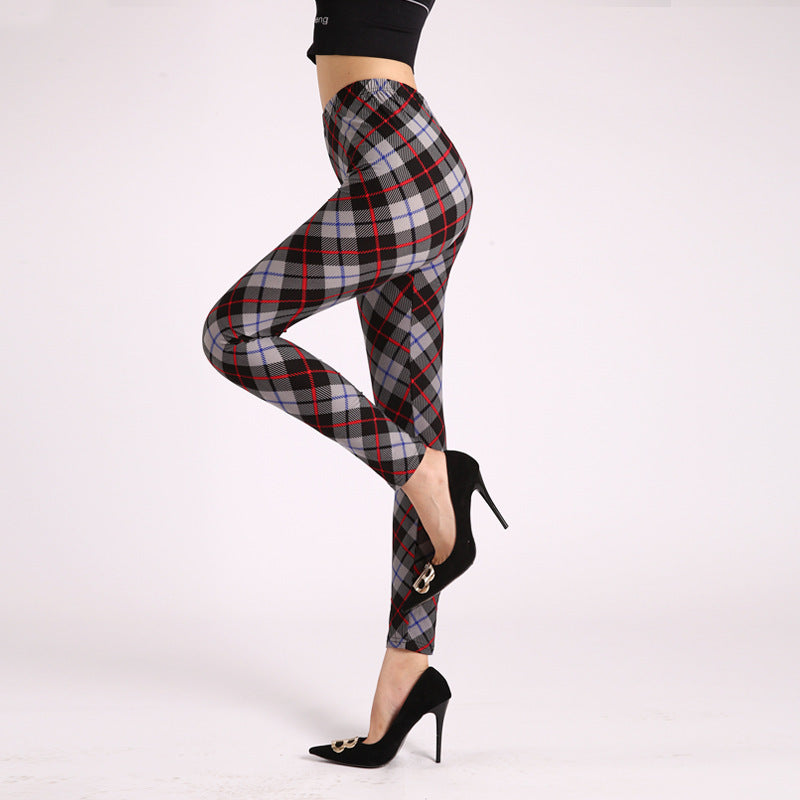 Autumn Bloom High-Waist Leggings