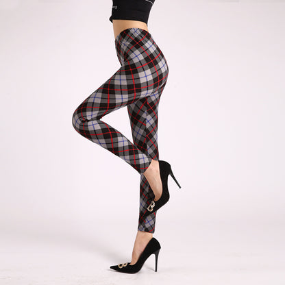 Autumn Bloom High-Waist Leggings