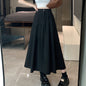 Casual Elegant Draped A-Line Skirt