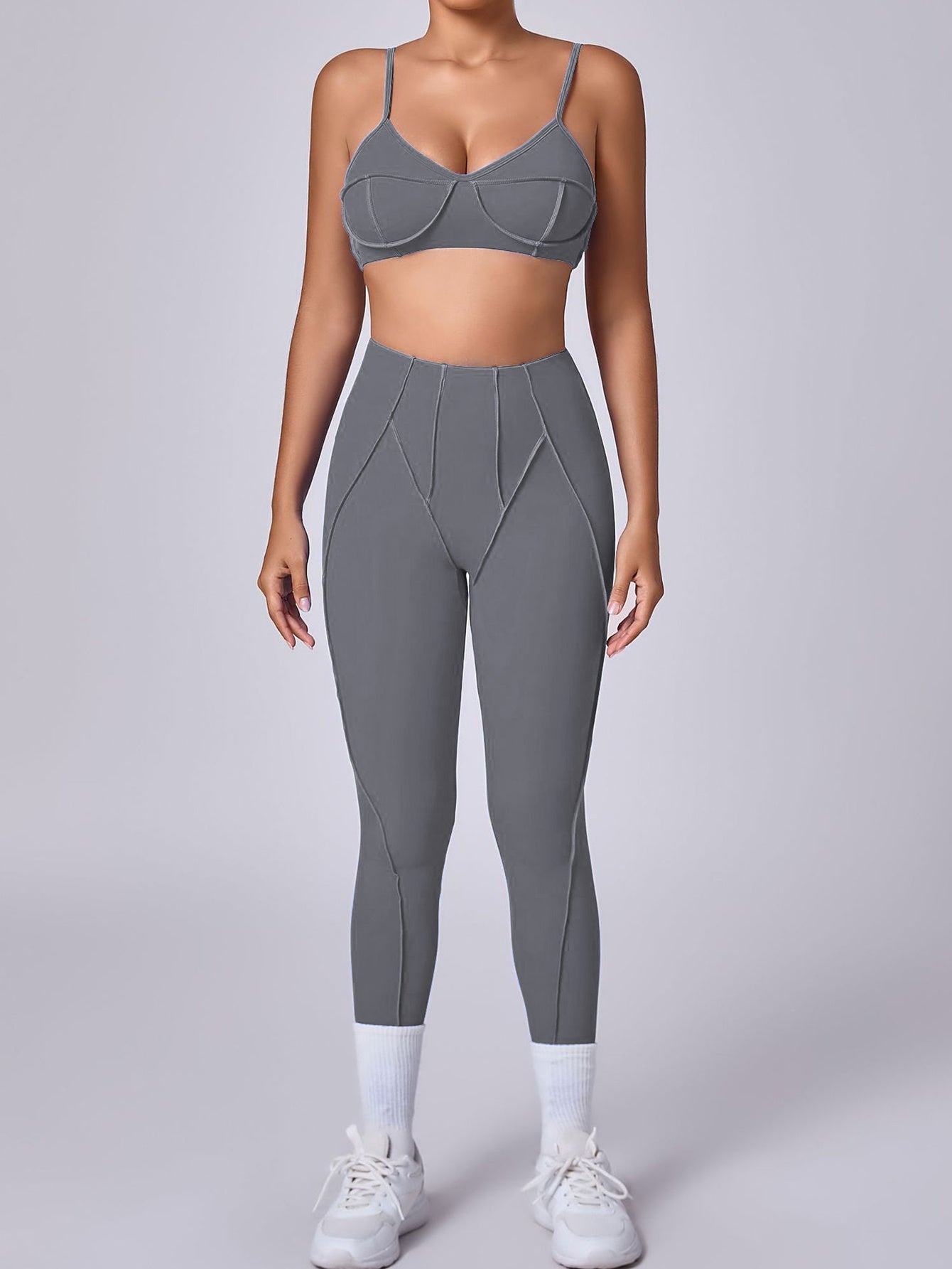 Outer Curve Seam Yoga Leggings