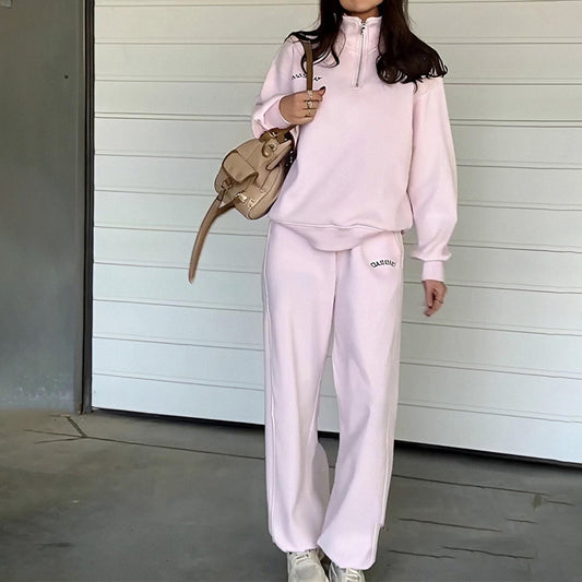 Classic Two Piece Zip Up Sportswear Womens Casual Set - Sculptify™