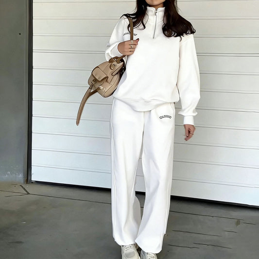 Classic Two Piece Zip Up Sportswear Womens Casual Set - Sculptify™