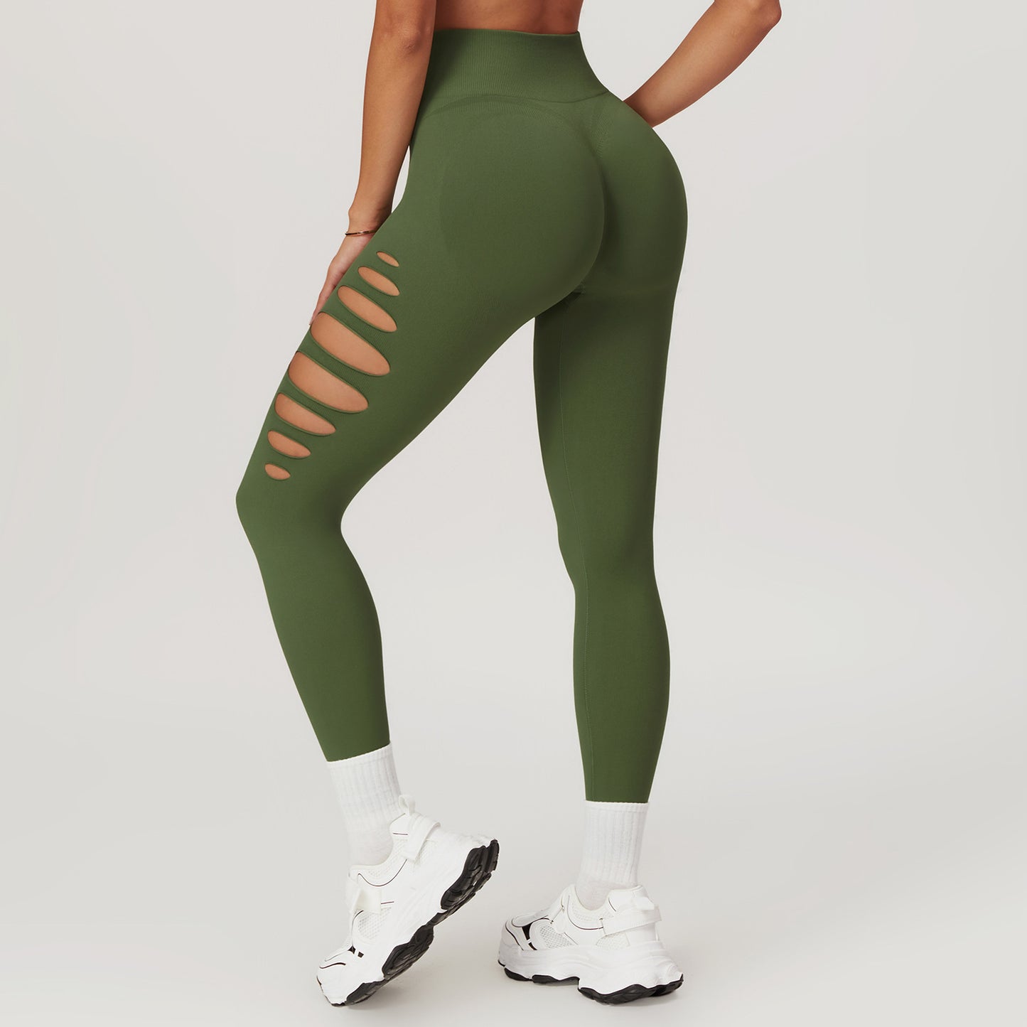 EuroChic Peach Hip Leggings