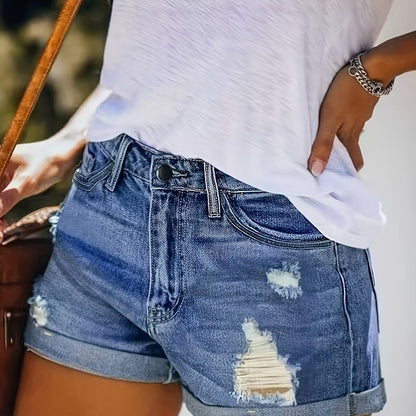 Flattering Plus Size Fold-Over Shorts