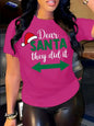 Women's Printed Round Neck Short-sleeved T-shirt  Short sleeve t-shirts Sculptify™