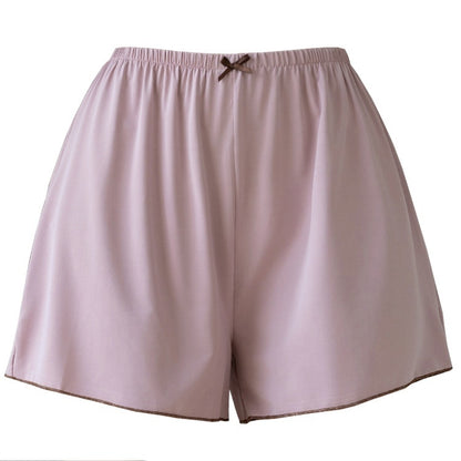 Soft Ice Silk Plus-Size Safety Shorts