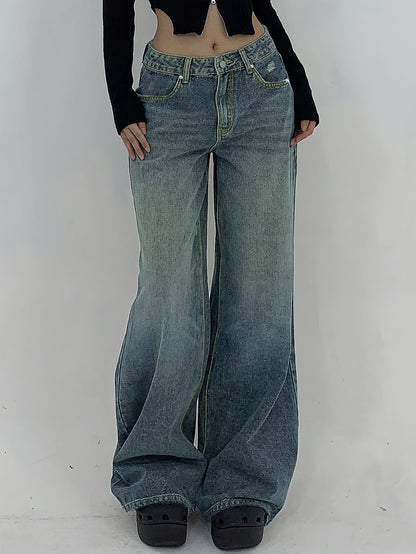 American Chic Oversized Flare Jeans