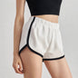 Slim Fit Thin High-Waist Shorts