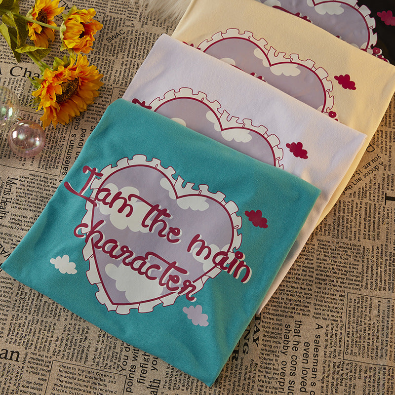 Womens All-Over Heart Short-Sleeve T-Shirt  Short sleeve t-shirts Sculptify™