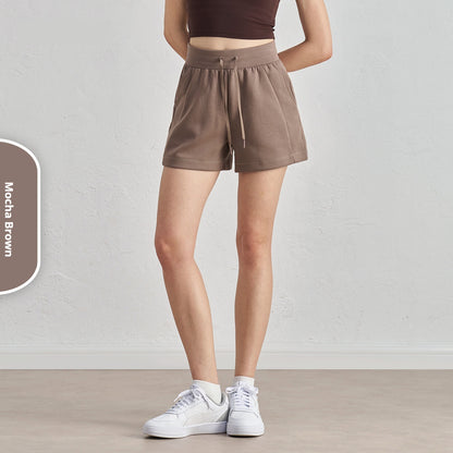 Air Layer Loose And Simple Yoga Shorts