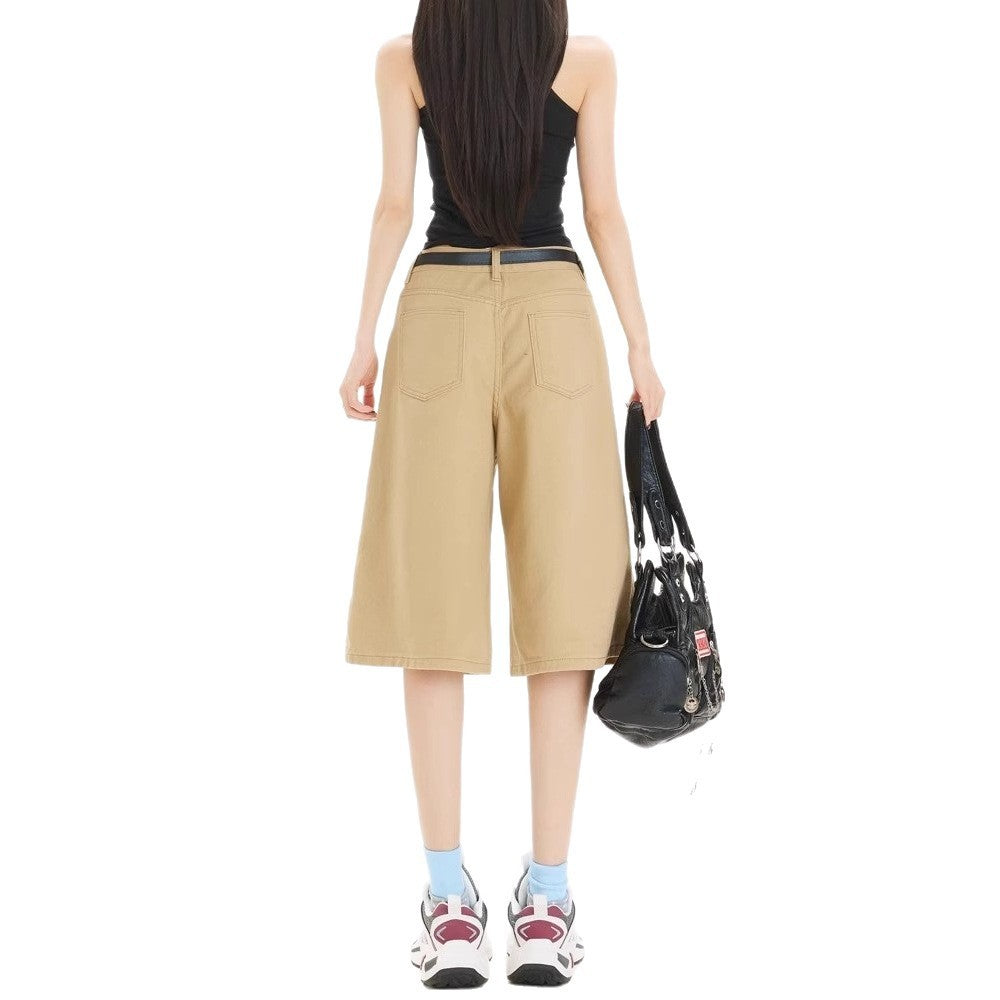 Versatile Plus Size Fold-Over Shorts