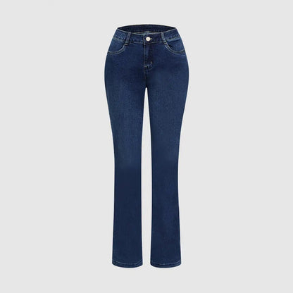 ChicFold Embroidered Denim Jeans