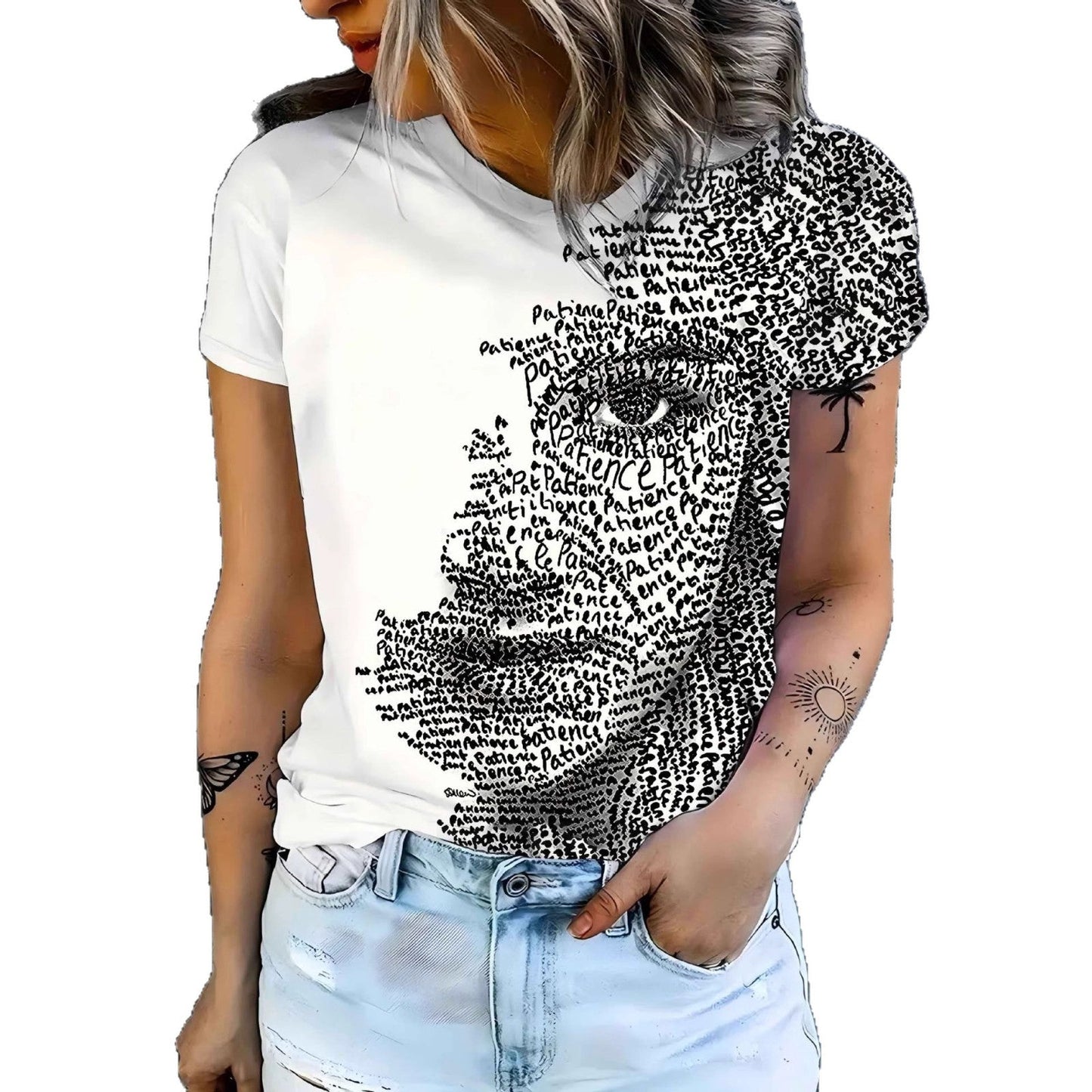 Womens Crew-neck Short-sleeve T-shirt Top  Short sleeve t-shirts Sculptify™