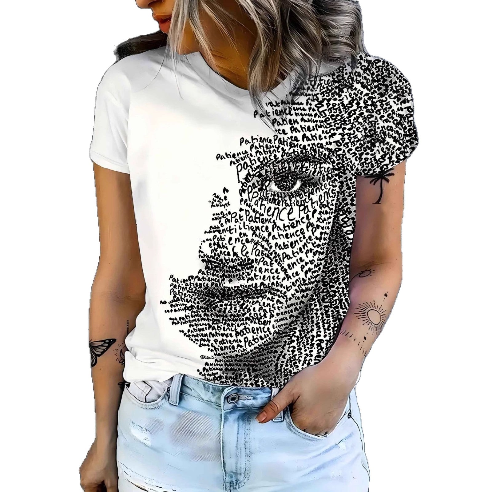 Womens Crew-neck Short-sleeve T-shirt Top  Short sleeve t-shirts Sculptify™