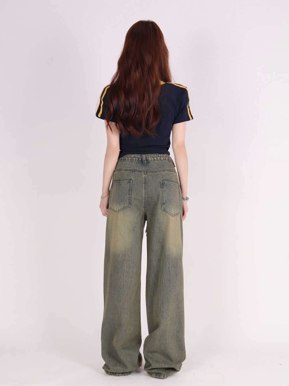 Women's Retro Wide Leg Jeans