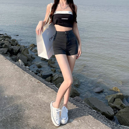 Trendy Thin Fit Sheath Hot Shorts