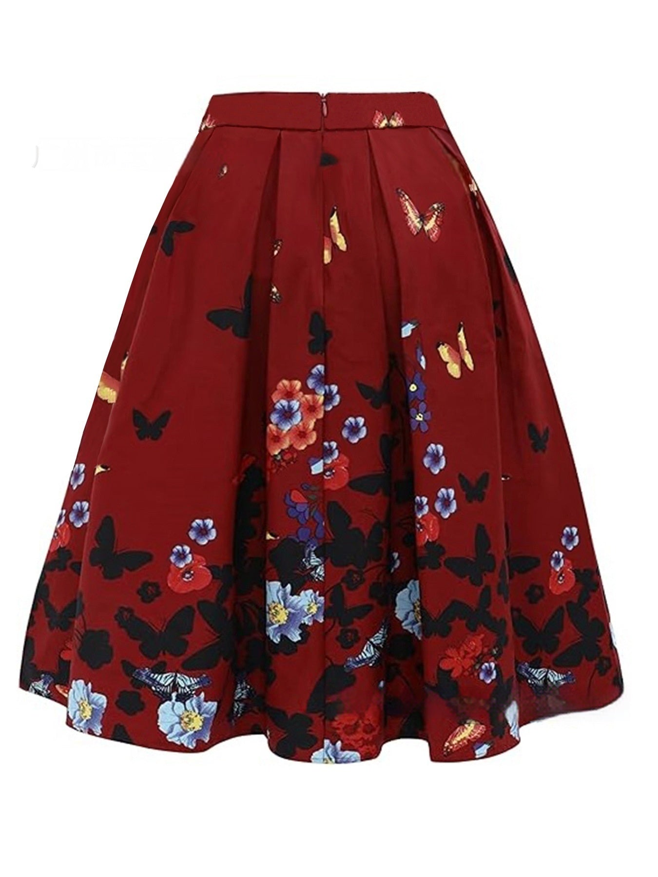 Feminine Vintage Style Flower Skirt