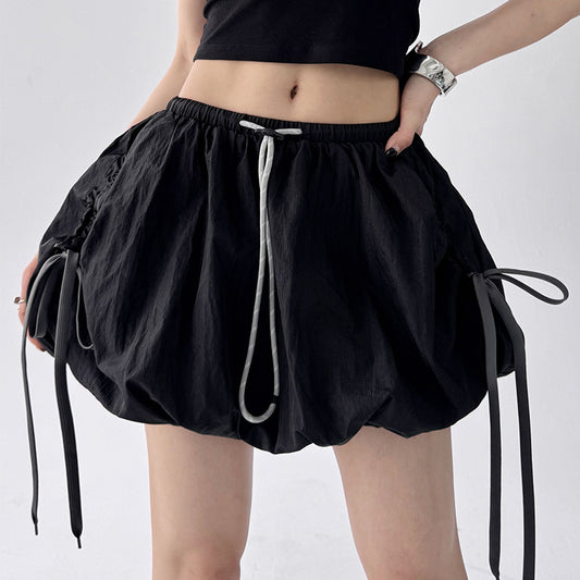 Classic Slim-Fit Elastic Waist Skirt