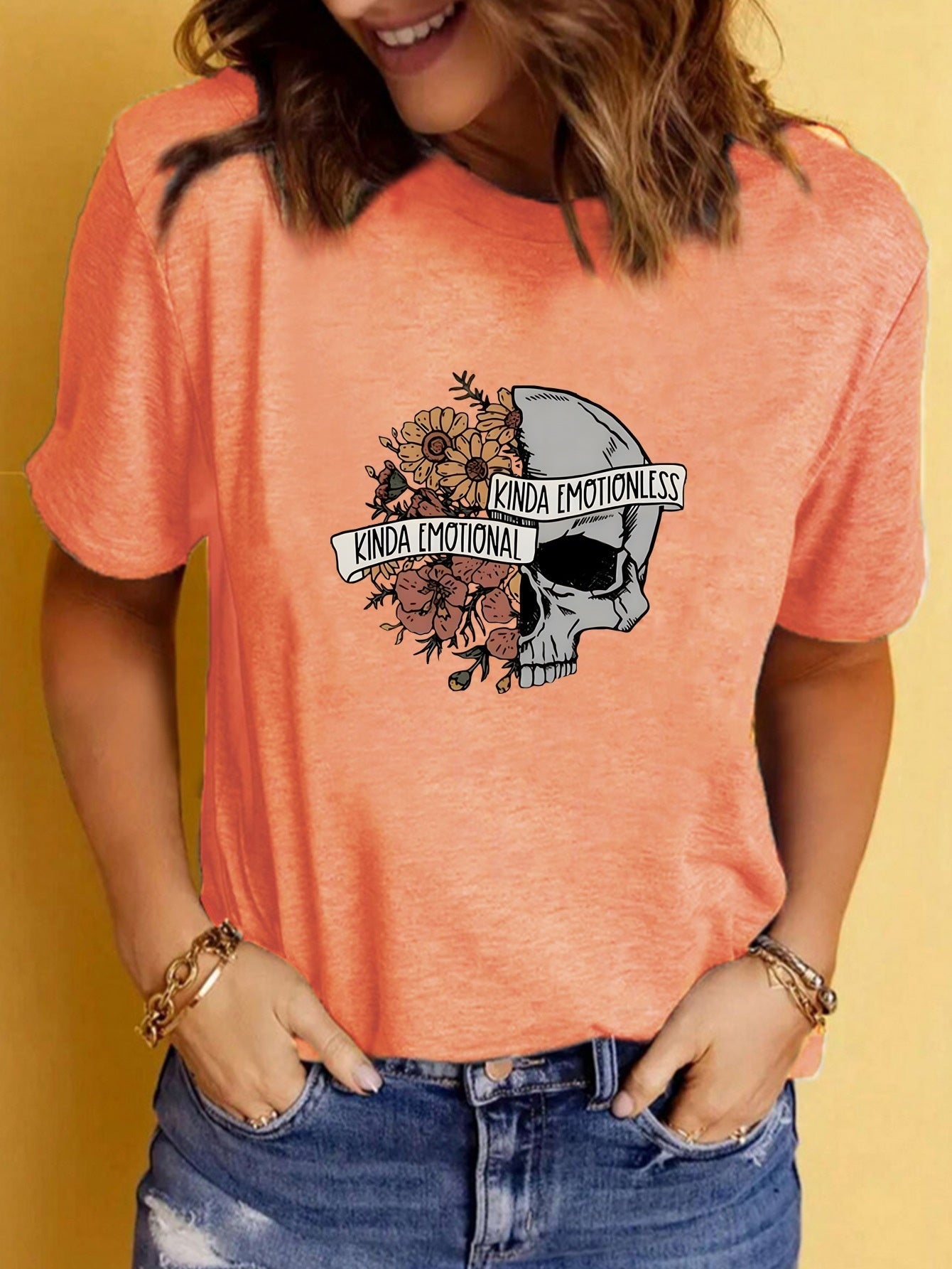 Summer Women's Graphic Print Crew Neck Short-sleeved T-shirt  Short sleeve t-shirts Sculptify™