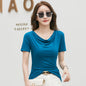 Women's Short-sleeved T-shirt With Pile Collar  Short sleeve t-shirts Sculptify™