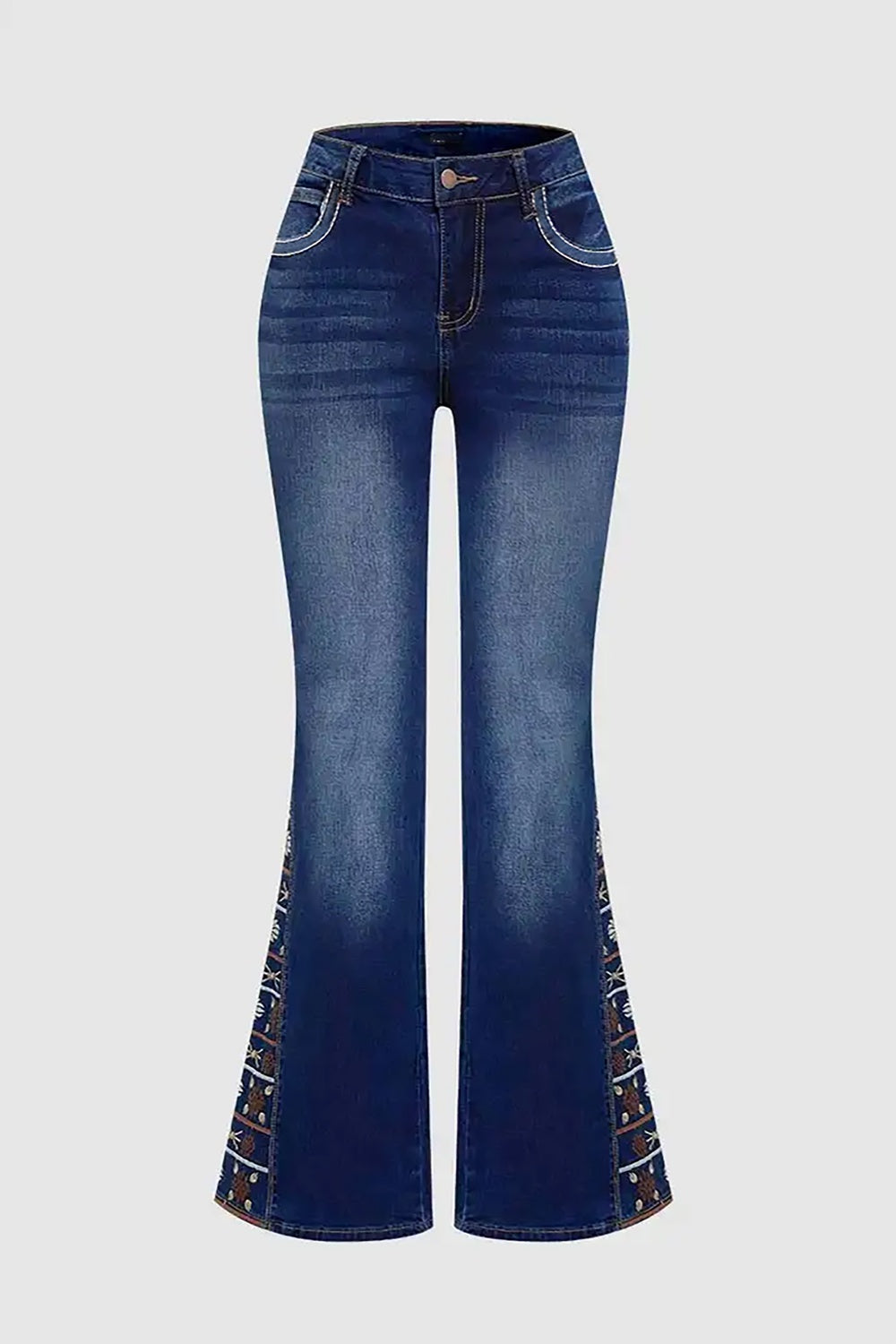 HeavyRipped Street Flare Jeans