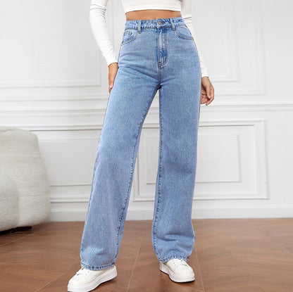 High-Waist Everyday Straight Jeans