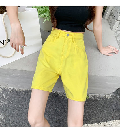 Stylish Korean Style High-Waist Shorts