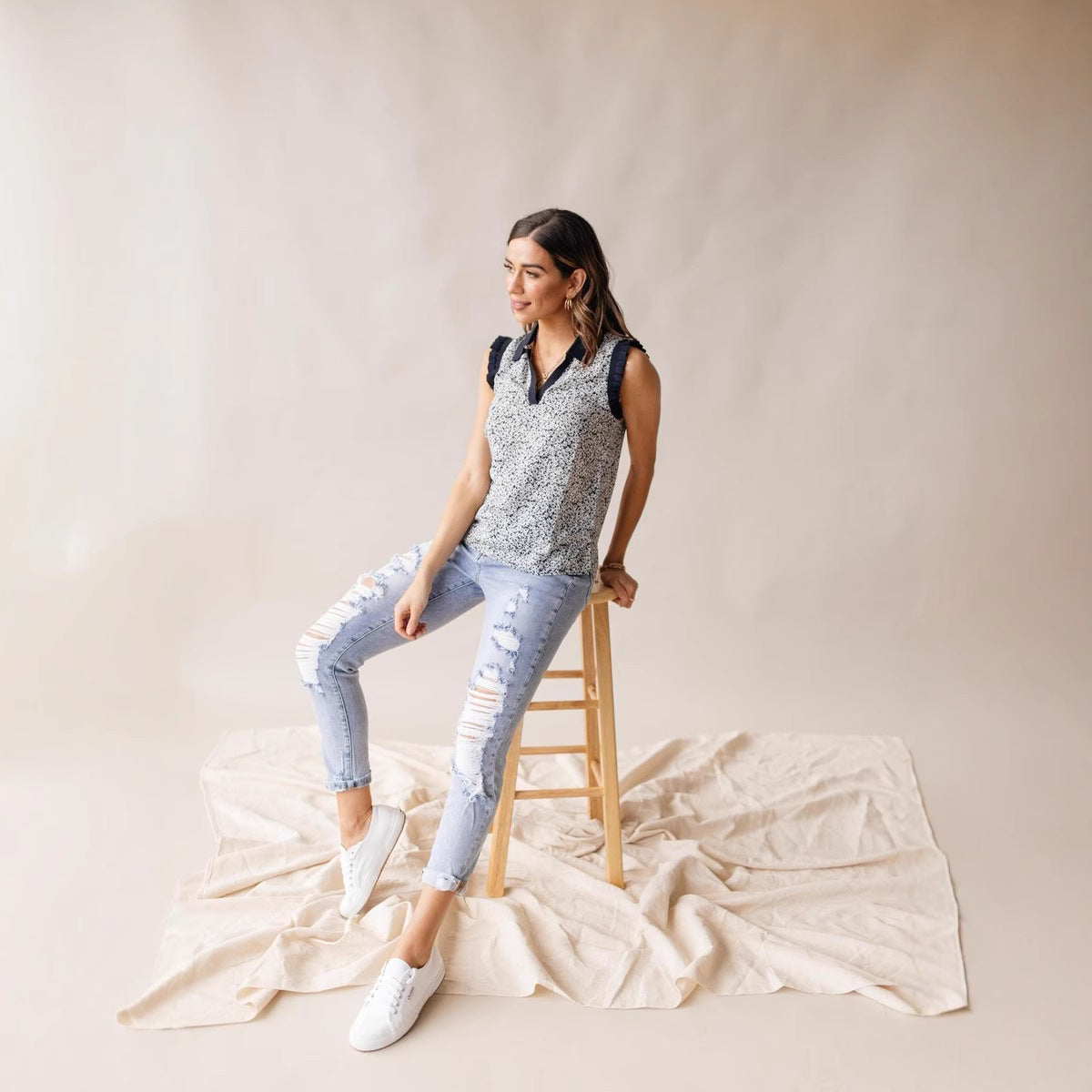 EuroAmeri ChillFit Ripped Jeans